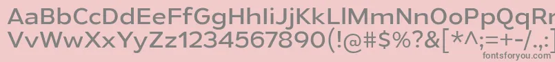 GymkhanaBk Font – Gray Fonts on Pink Background