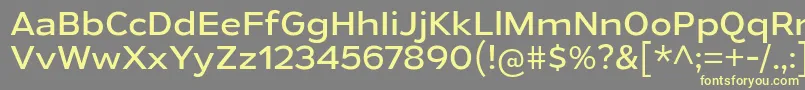 More about GymkhanaBk Font GymkhanaBk Font – Yellow Fonts on Gray Background