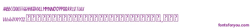 TheSarcasticGiraffe-fontti – violetit fontit