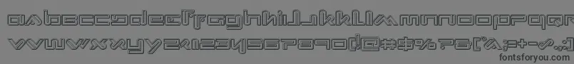 Xephyrengrave Font – Black Fonts on Gray Background