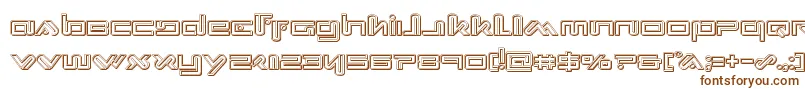 Xephyrengrave-fontti – ruskeat fontit valkoisella taustalla