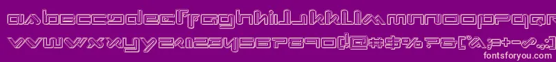 Xephyrengrave Font – Pink Fonts on Purple Background