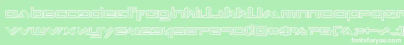 Xephyrengrave Font – White Fonts on Green Background