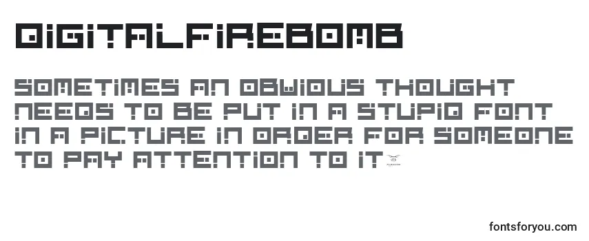 Digitalfirebomb Font