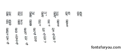 Обзор шрифта Tibetanmachineweb5