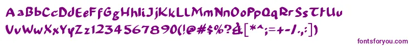99PercentOccupy Font – Purple Fonts