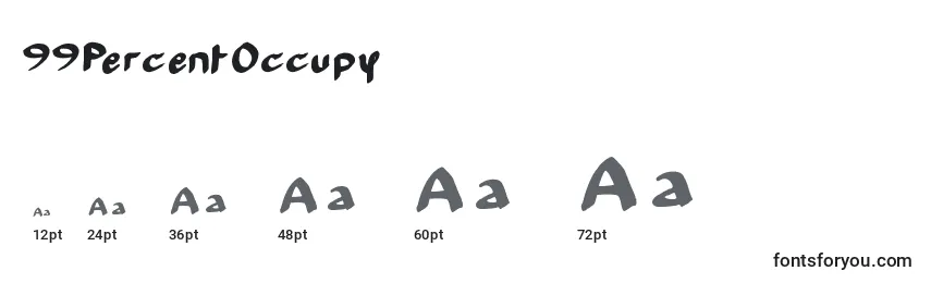 99PercentOccupy Font Sizes