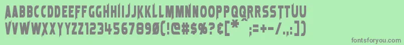 More about LaserRod Font LaserRod Font – Gray Fonts on Green Background