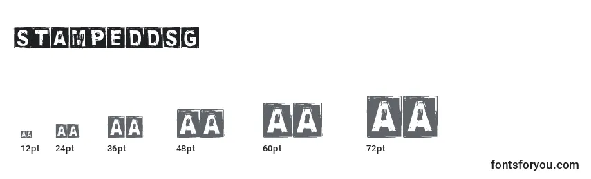 StampedDsg Font Sizes