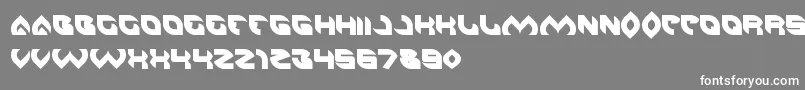 AeroGlass Font – White Fonts on Gray Background
