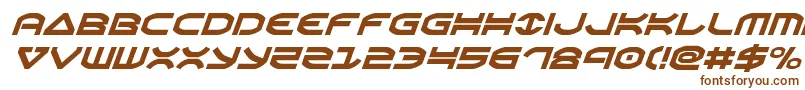 Oberonital Font – Brown Fonts on White Background
