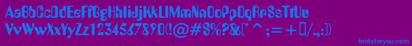 Lisätietoja Beatles-fontista Beatles-fontti – siniset fontit violetilla taustalla