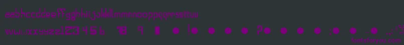 Alphabeta Font – Purple Fonts on Black Background