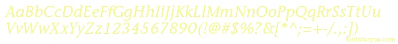 ItcStoneInformalLtItalic Font – Yellow Fonts