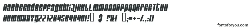 GlareItalic-fontti – Logofontit