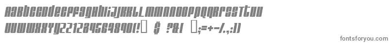 fuente GlareItalic – Fuentes Grises Sobre Fondo Blanco