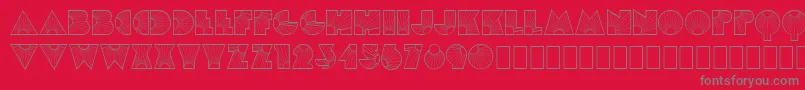 More about MlSunglowKk Font MlSunglowKk Font – Gray Fonts on Red Background