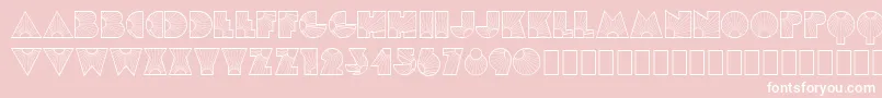 MlSunglowKk Font – White Fonts on Pink Background