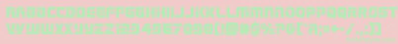 Legiosabinabevel Font – Green Fonts on Pink Background