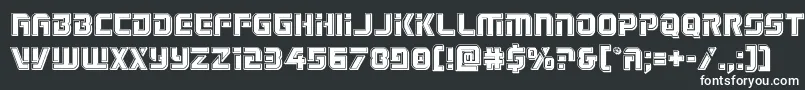 Шрифт Legiosabinabevel – белые шрифты