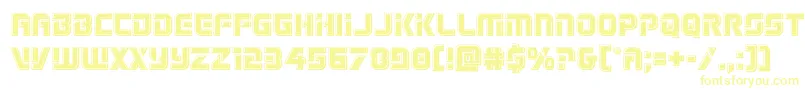 Legiosabinabevel Font – Yellow Fonts on White Background