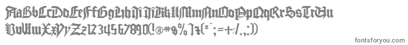 Шрифт Gocmp – серые шрифты на белом фоне