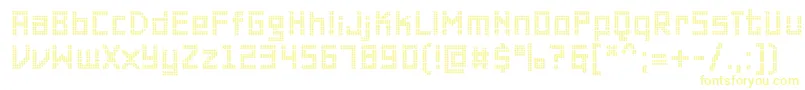 Шрифт PfonlineoneproDouble – жёлтые шрифты