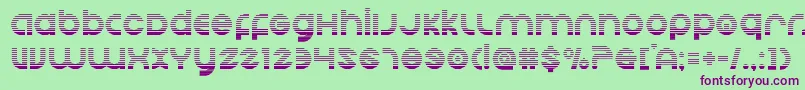 Echostationgrad Font – Purple Fonts on Green Background