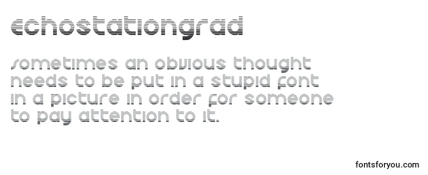 Review of the Echostationgrad Font