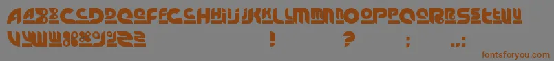 More about Arnstylo Font Arnstylo Font – Brown Fonts on Gray Background