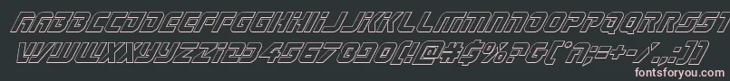 Legiosabinaoutital Font – Pink Fonts on Black Background