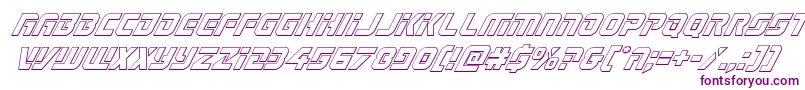 Legiosabinaoutital Font – Purple Fonts on White Background