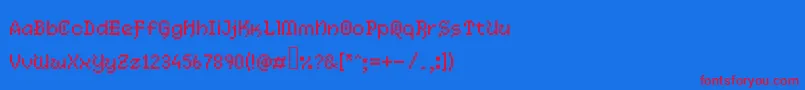 Lisätietoja Legendaria-fontista Legendaria-fontti – punaiset fontit sinisellä taustalla