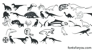  Dinosotype font