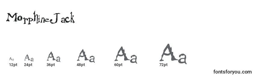 MorphineJack Font Sizes