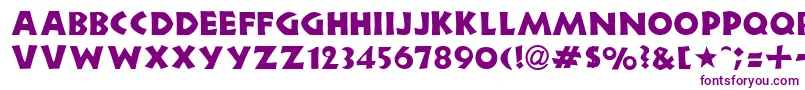 N691DecoRegular Font – Purple Fonts on White Background