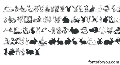 Rabbit font – Fonts Animals