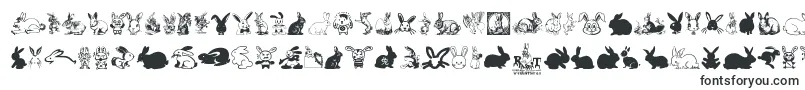 Rabbit Font – Animal Fonts