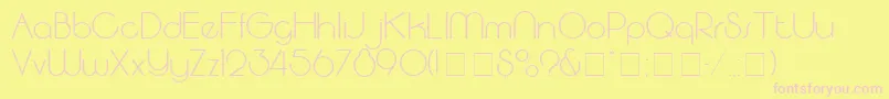 SpatsSsi Font – Pink Fonts on Yellow Background