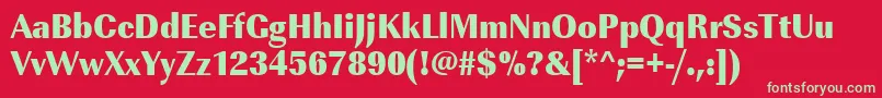 More about Urwimperialtultbolextnar Font Urwimperialtultbolextnar Font – Green Fonts on Red Background