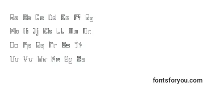 Review of the IndiaSnakePixelLabyrinthGame Font