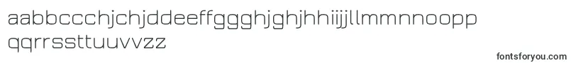 Jura Light-fontti – korsikankieliset fontit
