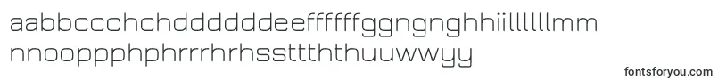 Шрифт Jura Light – валлийские шрифты