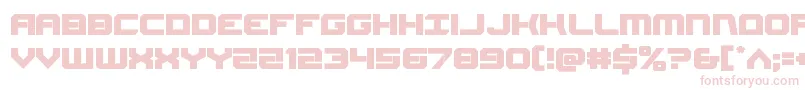 Gearhead-Schriftart – Rosa Schriften auf weißem Hintergrund