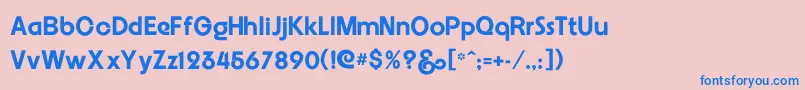 En savoir plus sur la police Embrionic55 Police Embrionic55 – polices bleues sur fond rose