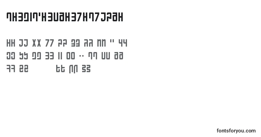 Шрифт RanmorianStandardBeta – алфавит, цифры, специальные символы