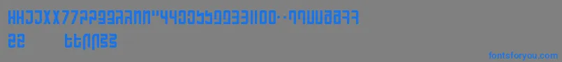 RanmorianStandardBeta Font – Blue Fonts on Gray Background