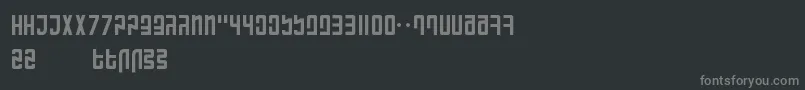 RanmorianStandardBeta Font – Gray Fonts on Black Background