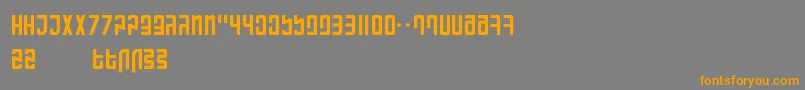 RanmorianStandardBeta Font – Orange Fonts on Gray Background