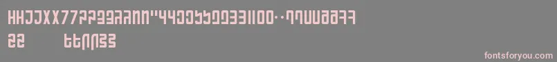RanmorianStandardBeta Font – Pink Fonts on Gray Background